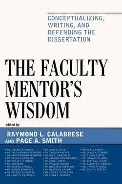 The Faculty Mentor's Wisdom The Faculty Mentor's Wisdom