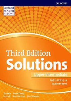 Solutions: Upper-Intermediate: Student's Book C Units 7-9 Solutions: Upper-Intermediate: Student's Book C Units 7-9