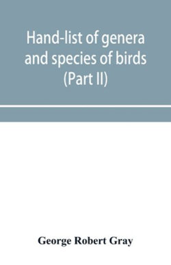 Hand-list of genera and species of birds Hand-list of genera and species of birds