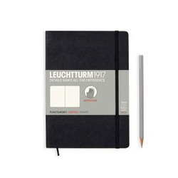 Leuchtturm1917 Notebook A5 Softcover Dotted - Black Leuchtturm1917 Notebook A5 Softcover Dotted - Black