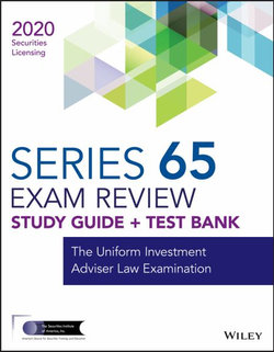 Wiley Series 65 Securities Licensing Exam Review 2020 + Test Bank Wiley Series 65 Securities Licensing Exam Review 2020 + Test Bank