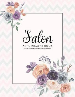Salon Appointment Book Daily Planner Schedule Notebook Angus