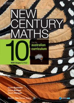 New Century Maths for the Australian Curriculum Year 10 New Century Maths for the Australian Curriculum Year 10