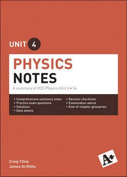 A+ Physics Notes VCE Unit 4: A Summary of VCE Physics Unit 4 A+ Physics Notes VCE Unit 4: A Summary of VCE Physics Unit 4