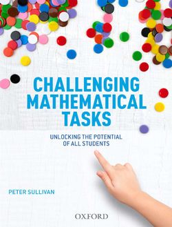 Challenging Mathematical Tasks Challenging Mathematical Tasks