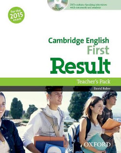 Cambridge English: First Result Teacher's Book & DVD Pack Cambridge English: First Result Teacher's Book & DVD Pack