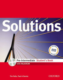 Solutions: Pre-Intermediate: Student's Book with MultiROM Pack Solutions: Pre-Intermediate: Student's Book with MultiROM Pack