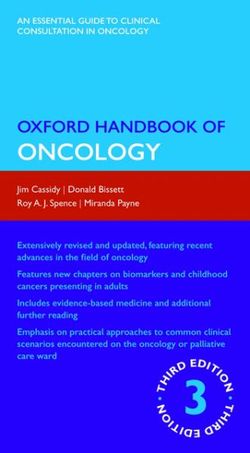 Oxford Handbook of Oncology Oxford Handbook of Oncology