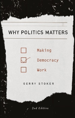 Why Politics Matters Why Politics Matters