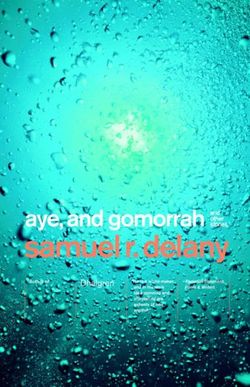 Aye, and Gomorrah Aye, and Gomorrah