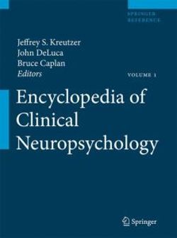 Encyclopedia of Clinical Neuropsychology Encyclopedia of Clinical Neuropsychology