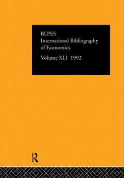 IBSS: Economics: 1992 Vol 41 IBSS: Economics: 1992 Vol 41