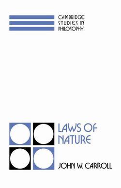 Laws of Nature Laws of Nature