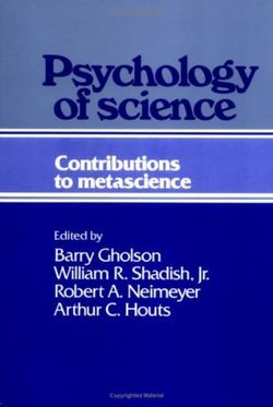 Psychology of Science Psychology of Science