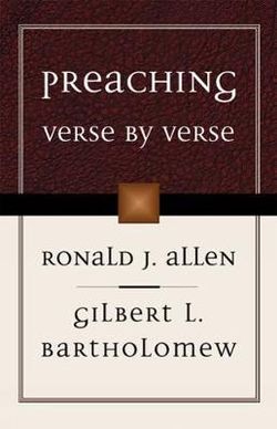 Preaching Verse by Verse Preaching Verse by Verse