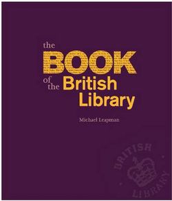 The Book of the British Library The Book of the British Library