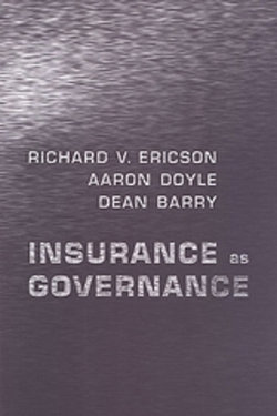 Insurance as Governance Insurance as Governance