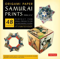 Origami Paper Samurai Print Small Origami Paper Samurai Print Small