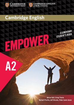 Cambridge English Empower Elementary Student's Book Cambridge English Empower Elementary Student's Book