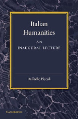 Italian Humanities Italian Humanities