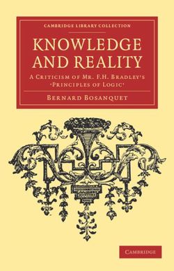 Knowledge and Reality Knowledge and Reality
