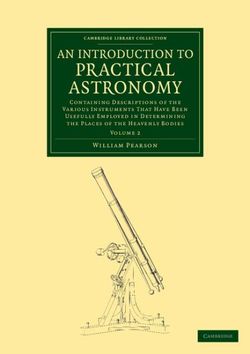 An Introduction to Practical Astronomy: Volume 2 An Introduction to Practical Astronomy: Volume 2