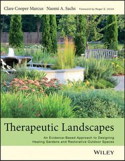 Therapeutic Landscapes Therapeutic Landscapes