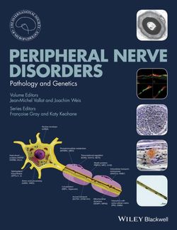 Peripheral Nerve Disorders Peripheral Nerve Disorders