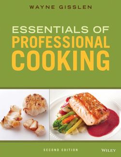 Essentials of Professional Cooking Essentials of Professional Cooking