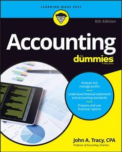 Accounting for Dummies, 6th Edition Accounting for Dummies, 6th Edition