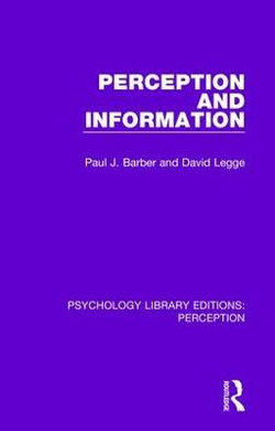 Perception and Information Perception and Information