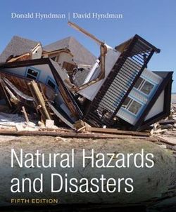 Natural Hazards and Disasters Natural Hazards and Disasters