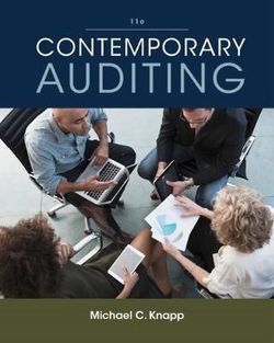 Contemporary Auditing Contemporary Auditing