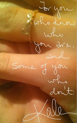 For You Who Know Who You Are, and Some of You Who Don't For You Who Know Who You Are, and Some of You Who Don't