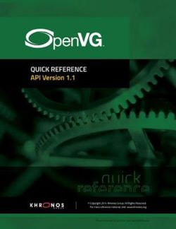 Openvg 1. 1 Quick Reference Openvg 1. 1 Quick Reference