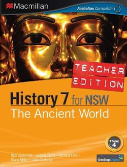 Macmillan History 7 NSW TE Macmillan History 7 NSW TE