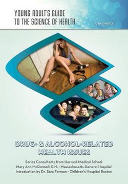 Drug and Alcohol Related Health Issues Drug and Alcohol Related Health Issues