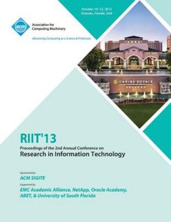 Riit 13 Proceedings of the 2nd Annual Conference on Research in Information Technology Riit 13 Proceedings of the 2nd Annual Conference on Research in Information Technology