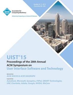 UIST 15 28th ACM User Interface Software and Technology Symposium UIST 15 28th ACM User Interface Software and Technology Symposium