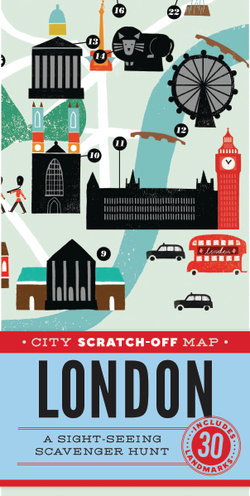 City Scratch-Off Map: London City Scratch-Off Map: London