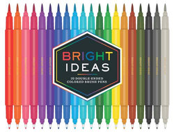 Bright Ideas Double-Ended Colored Brush Pens Bright Ideas Double-Ended Colored Brush Pens