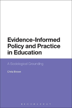 Evidence-Informed Policy and Practice in Education Evidence-Informed Policy and Practice in Education