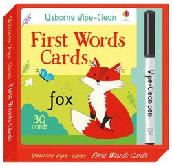 Wipe Clean First Words Cards Wipe Clean First Words Cards