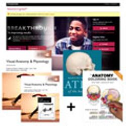 Value Pack Visual Anatomy Physiology Global Edition Modified MasteringAP With EText Martinis Atlas Of The Human Body Colouring
