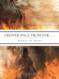 Deliverance from Evil ... Deliverance from Evil ...