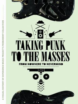Taking Punk To The Masses Taking Punk To The Masses