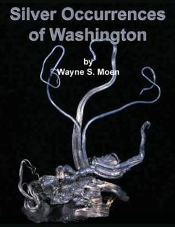 Silver Occurences of Washington Silver Occurences of Washington