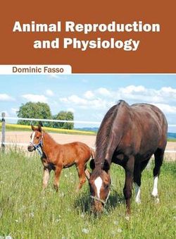 Animal Reproduction and Physiology Animal Reproduction and Physiology