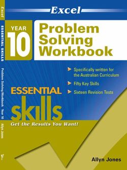 Essential Problem Solving Yr 10 Essential Problem Solving Yr 10