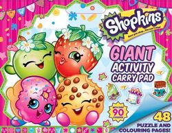 Shopkins Giant Activity Carry Pad Shopkins Giant Activity Carry Pad